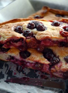 dettaglio schiacciata con l'uva