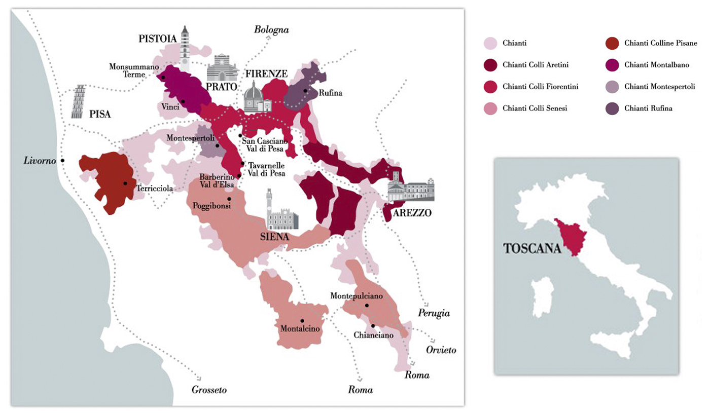 Mappa_ storia del chianti map