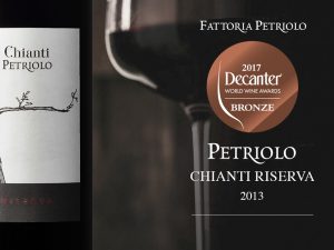 copertina decanter chianti riserva petriolo bronze